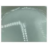 Antique Heisey Hand Painted Roses Custard Uranium Glass Ring Band Creamer, Celery Vase and Sugar with Lid