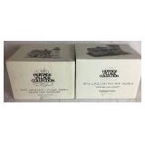 Dept 56 Retired New England Village Series Cape Keag Fish Cannery, Craggy Cove Lighthouse and Pigeonhead Lighthouse