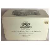 New England Village Series Retired Dept 56 Red Schoolhouse, Pennsylvania Dutch Farmhouse and Pennsylvania Dutch Barn