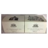 New England Village Series Retired Dept 56 Red Schoolhouse, Pennsylvania Dutch Farmhouse and Pennsylvania Dutch Barn