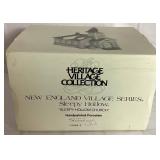 Dept 56 Retired New England Village Series Woodbridge Post Office, Boarding House and Sleepy Hollow Church