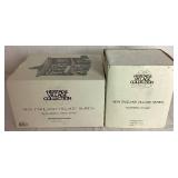 Dept 56 Retired New England Village Series Woodbridge Post Office, Boarding House and Sleepy Hollow Church