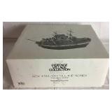New England Village Series Retired Dept 56 Pierce Boat Works, The Emily Louise and Seacaptain and His Mates