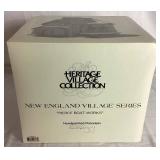 New England Village Series Retired Dept 56 Pierce Boat Works, The Emily Louise and Seacaptain and His Mates