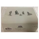 New England Village Series Retired Dept 56 Pierce Boat Works, The Emily Louise and Seacaptain and His Mates