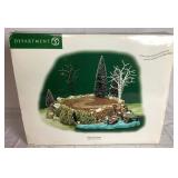Dept 56 - Village Accessories - Sounds of the Northwoods, Wooden Rowboats, The Woodshed & Chopping Block