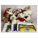 Santa 16" Assorted Santa Bears, Sneakers, and DH Dalmation