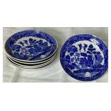 Miniature Blue Willow Japanese Tea and Dinnerware Set - Child
