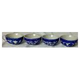 Miniature Blue Willow Japanese Tea and Dinnerware Set - Child