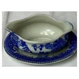 Miniature Blue Willow Japanese Tea and Dinnerware Set - Child