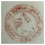 Asian Collection of Vases, Fans, Pitcher, Plate and Carved Village Scene