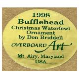 Overboard Art Handmade Wild Bird Ornaments by Don Briddell 1990-1999
