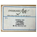 Overboard Art Handmade Wild Bird Ornaments by Don Briddell 1990-1999