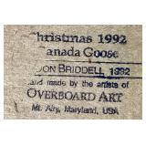 Overboard Art Handmade Wild Bird Ornaments by Don Briddell 1990-1999