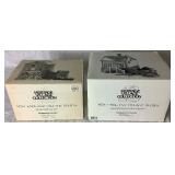 Dept 56 Retired New England Village Series The Emily Louise, Navigational Charts & Maps and Blue Star Ice Co.