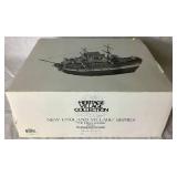 Dept 56 Retired New England Village Series The Emily Louise, Navigational Charts & Maps and Blue Star Ice Co.