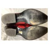 Tony Lama Vintage Leather Cowboy Boots Size 9M