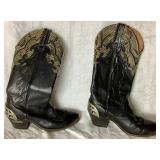 Vintage Laredo Leather Cowboy Boots Size 8B