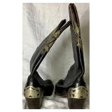 Vintage Laredo Leather Cowboy Boots Size 8B