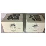 New England Village Series Retired Dept 56 Berkshire House, Jeremiah Brewster House and Jannes Mullet Amish Farm House