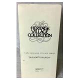 Retired Dept 56 New England Village Series Ann Shaw Toys, Sleepy Hollow School and Old North Church