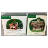 Dept 56 New England Village Series Accessories - Mill Creek Crossing, The WoodWorker, Masonry Bake Oven and Farmer