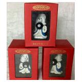 Santa Bear Ornament Collection 34 Pieces, Assorted Years