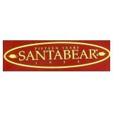 Santa Bear Ornament Collection 34 Pieces, Assorted Years