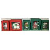 Santa Bear Ornament Collection 34 Pieces, Assorted Years
