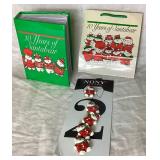 Miscellaneous SantaBear Collection - Outoor Flag Cookie Mold, 2 Decorative Water Globes, Button Covers, 1996 Throw Blanket, Santa Bear Sweatshirts (2 L and 3 XL), and Small Photo Album