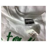 Miscellaneous SantaBear Collection - Outoor Flag Cookie Mold, 2 Decorative Water Globes, Button Covers, 1996 Throw Blanket, Santa Bear Sweatshirts (2 L and 3 XL), and Small Photo Album