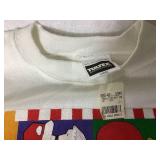 Miscellaneous SantaBear Collection - Outoor Flag Cookie Mold, 2 Decorative Water Globes, Button Covers, 1996 Throw Blanket, Santa Bear Sweatshirts (2 L and 3 XL), and Small Photo Album