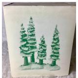 Dept  56 Original Village Accessories- Tree Lot 3 Inludes 4 Boxes