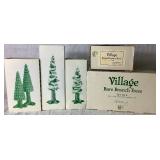 Dept  56 Original Village Accessories- Tree Lot 4 -  Inludes 5 Boxes