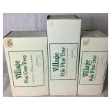 Dept  56 Original Village Accessories- Tree Lot 4 -  Inludes 5 Boxes
