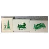 Dept 56 Original Village Accessories- Landscape Set 1 Includes 4 Boxes