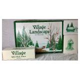 Dept 56 Original Village Accessories- Landscape Set 2 Includes 4 Boxes