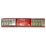 Dept 56 North Pole Series Backdrop and Accessories - 5 Piece Set