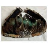 American Hat Co. 3X Clear Beaver Cowboy Hat Size 7 with Feather Band (Comes with Original Box)