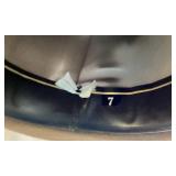 American Hat Co. 3X Clear Beaver Cowboy Hat Size 7 with Feather Band (Comes with Original Box)