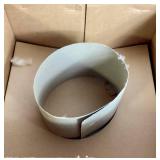 American Hat Co. 3X Clear Beaver Cowboy Hat Size 7 with Feather Band (Comes with Original Box)