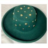 3 Studded Bollman Hat Co. 100% Wool Doeskin Felt Western Style Bundle (No Size Marked)