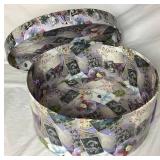 3 Studded Bollman Hat Co. 100% Wool Doeskin Felt Western Style Bundle (No Size Marked)