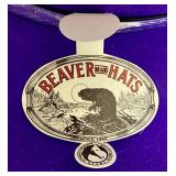 Purple Pleasant Hills Genuine 5X Beaver Fur Felt Cowboy Hat Size 6 3/4 - 54 - Style 5586X