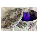 Purple Pleasant Hills Genuine 5X Beaver Fur Felt Cowboy Hat Size 6 3/4 - 54 - Style 5586X