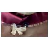 Vintage Western Hat Collection - Sonni San Francisco Woven Hat (No Size Marked), Fox Western Hat Co. Size 7, Red 100% Wool Felt Hat ( No Size Marked)