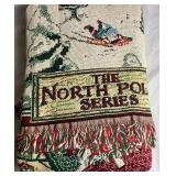 (2) Dept 56 New England Village and North Pole Series Throws 48 x 67