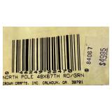 (2) Dept 56 New England Village and North Pole Series Throws 48 x 67