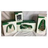 Dept 56 Village Accessories - Santa and Trees