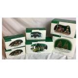 Dept 56 Village Assortment of Village Accessories - 6 Boxes